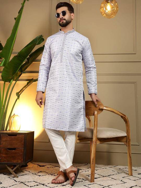 Van- 06 Mens Kurta Pyjama Jacquard Mumbai mens clothing market